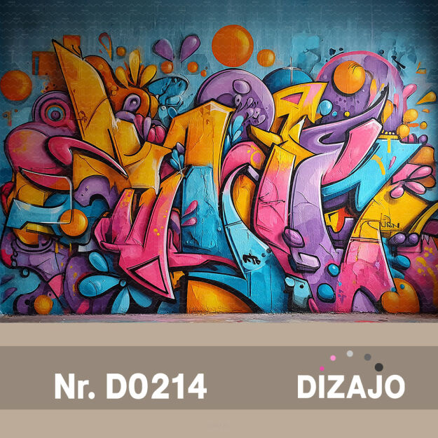 Tło fotograficzne graffiti D0214