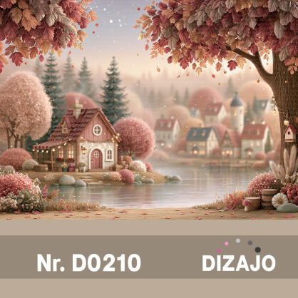 Tło fotograficzne jesienny widok D0210