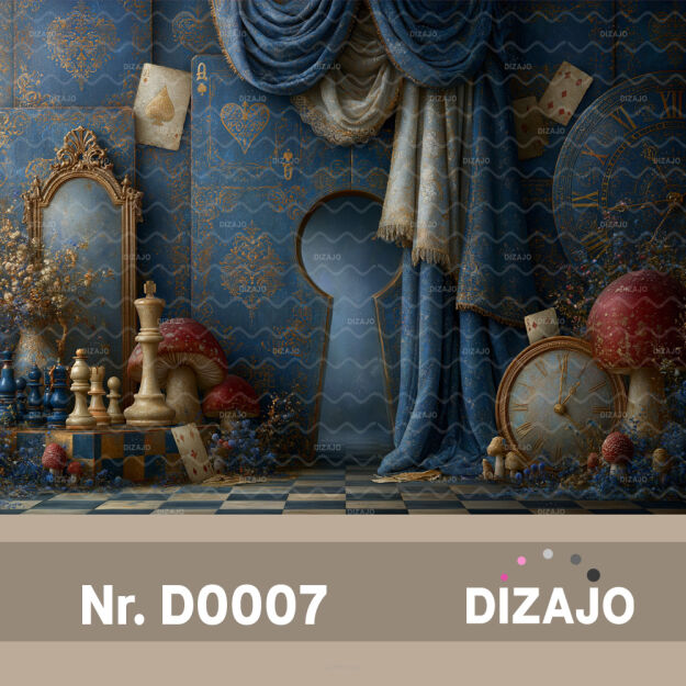 Tło fotograficzne Alicja w krainie czarów D0007