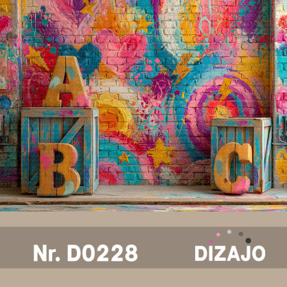 Tło fotograficzne graffiti D0228