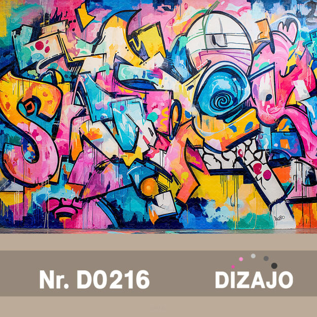 Tło fotograficzne graffiti D0216