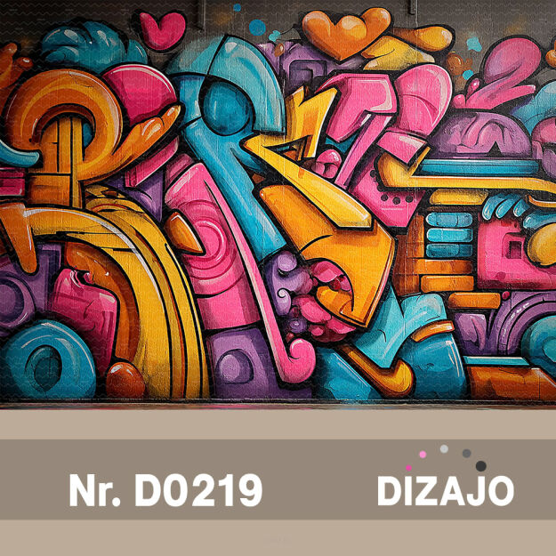 Tło fotograficzne graffiti D0219