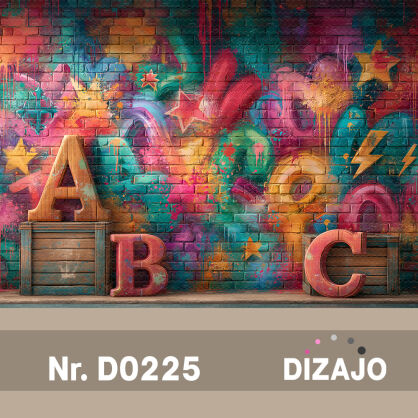 Tło fotograficzne graffiti D0225