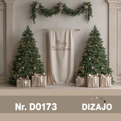 Tło fotograficzne Boże Narodzenie świąteczny baner Merry Christmas D0173