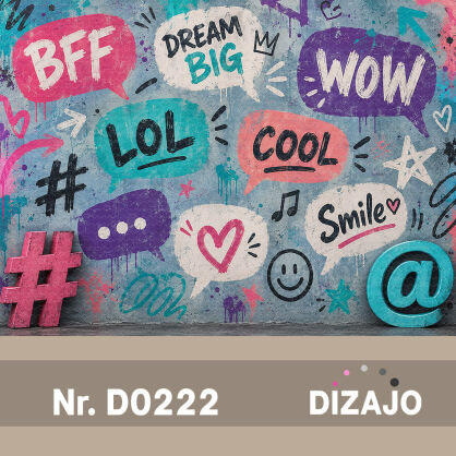 Tło fotograficzne graffiti D0222