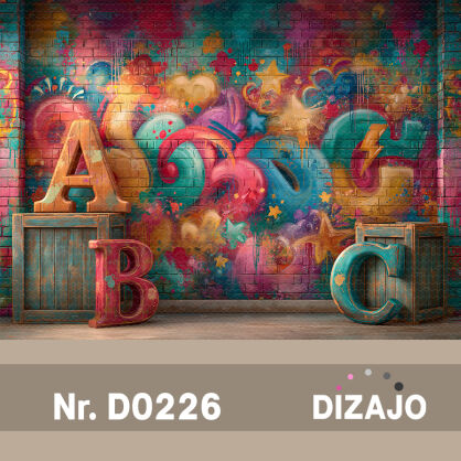 Tło fotograficzne graffiti D0226