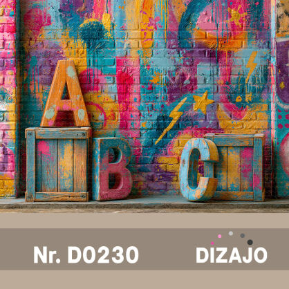 Tło fotograficzne graffiti D0230