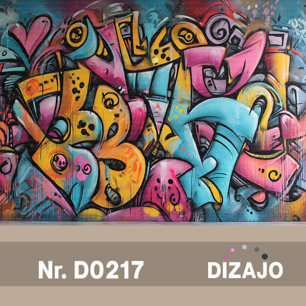 Tło fotograficzne graffiti D0217