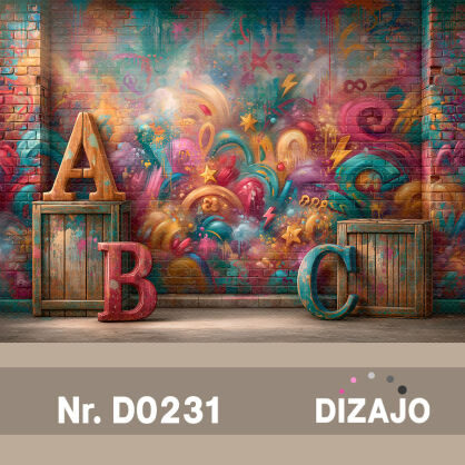 Tło fotograficzne graffiti D0231