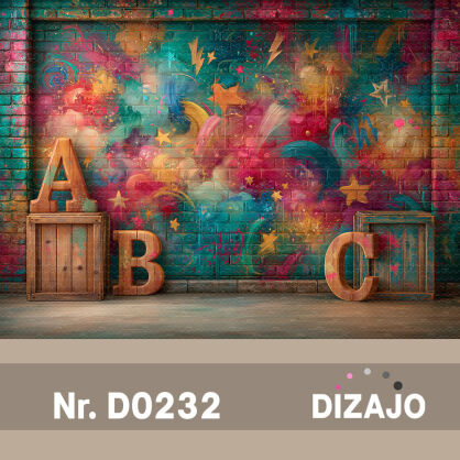 Tło fotograficzne graffiti D0232